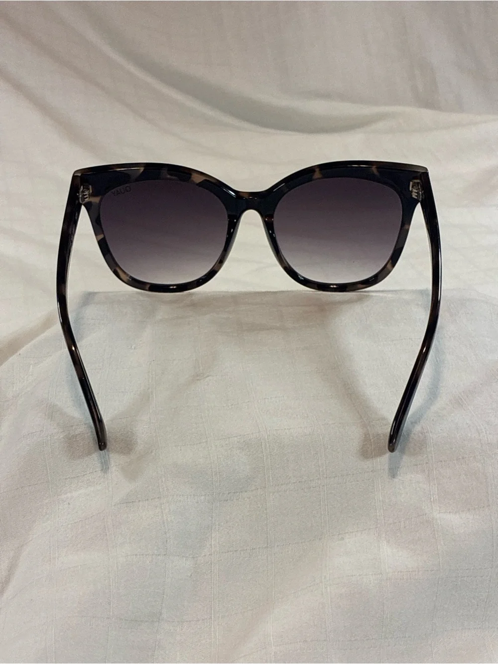 Quay Australia Tortoiseshell Oversized Sunglasses with Gradient Lenses